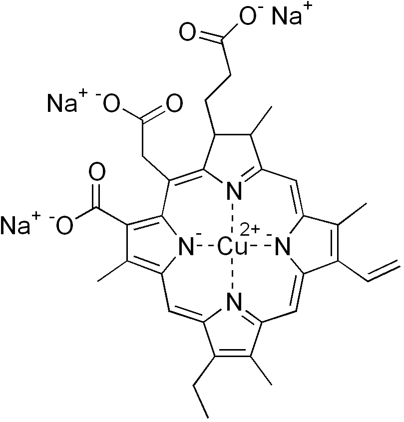 E141 Complecși de cupru ai clorofilelor și clorofilinelor